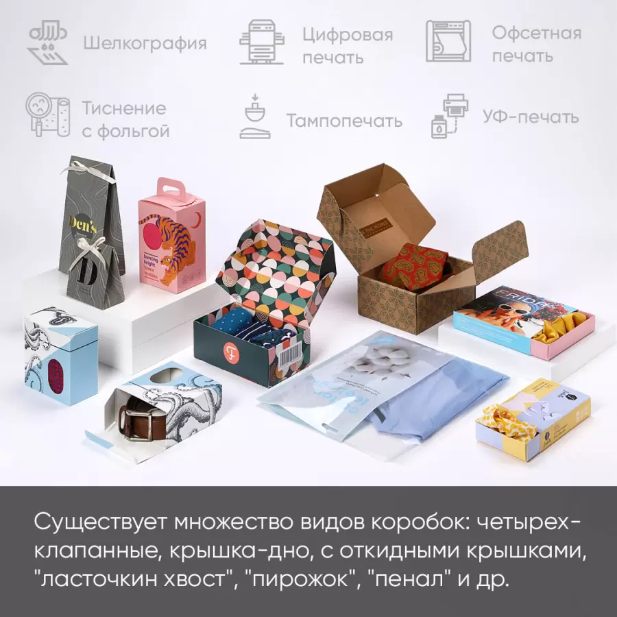 Печать коробок