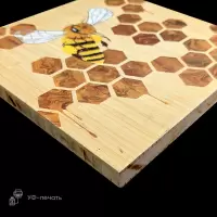 Печать на дереве