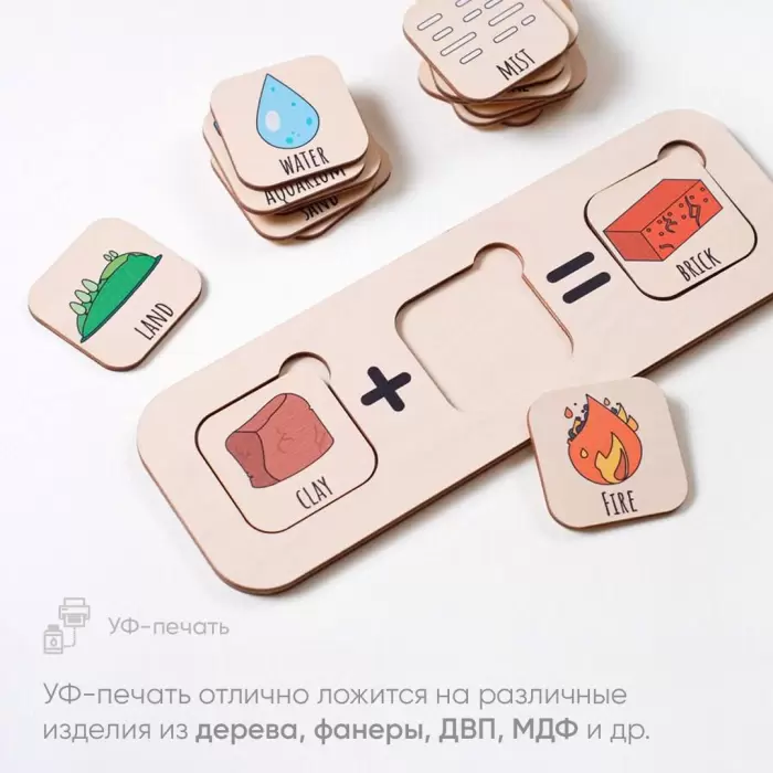 Печать на дереве