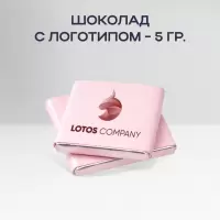 Шоколад с логотипом 5 г